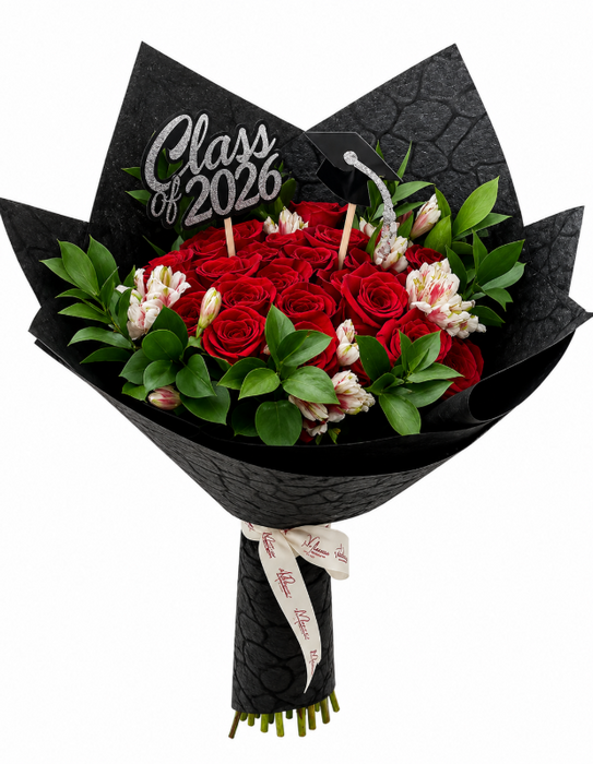 Graduation Roses Bouquet