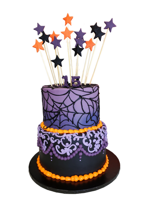Halloween Cake Spider Net