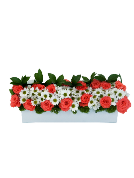 Pink and White Flower Arrangement