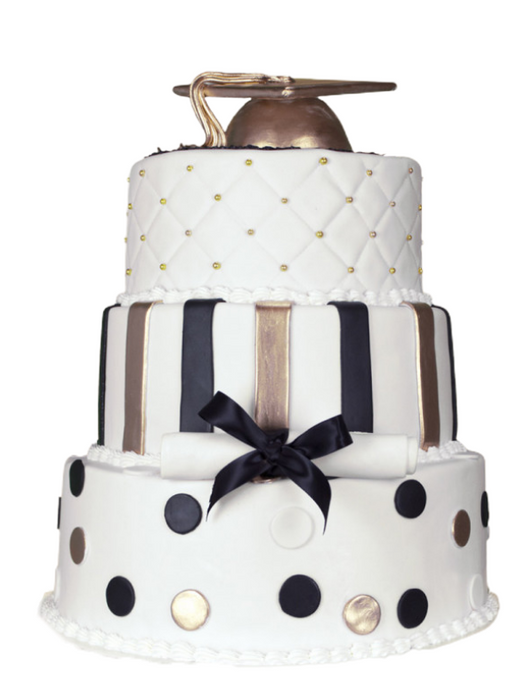 Classic Graduation cake