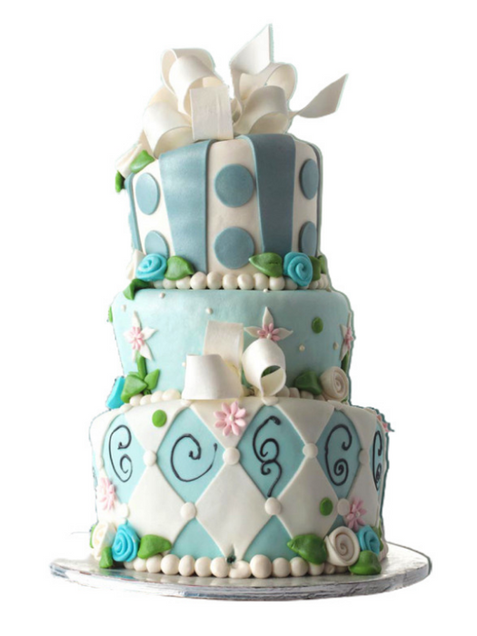 Sweet Sixteen Cake Blue Cloune
