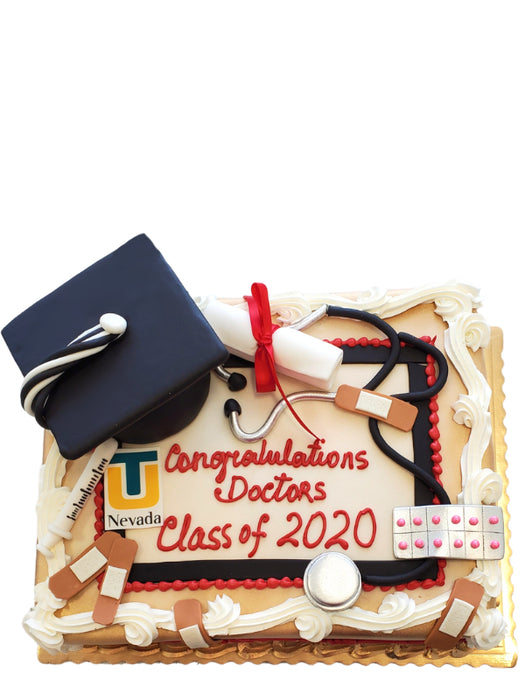 Doctor Diploma Cake