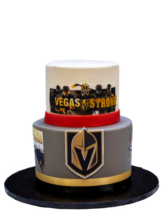 Golden Knights Cake