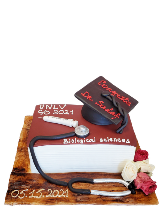 Biological Science Graduation Cake