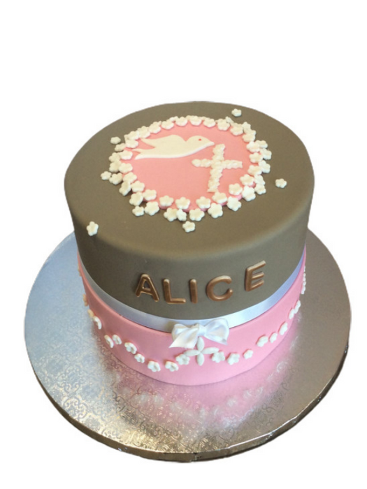 Baptism Cake Little Bird