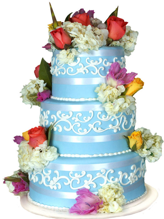 Wedding Cake Blue Pearl