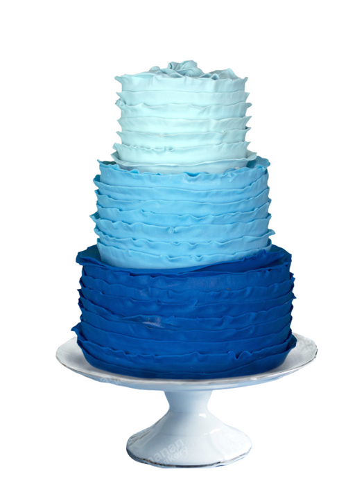 Wedding Cake Modern Ruffle