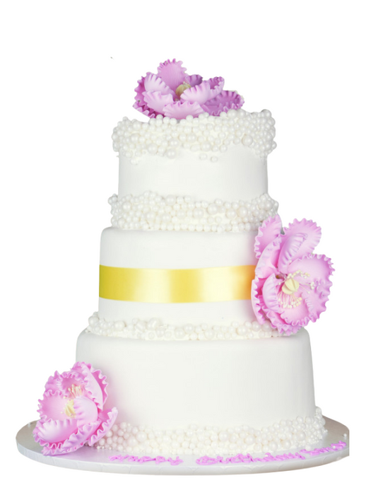 Wedding Cake Pearls And Roses