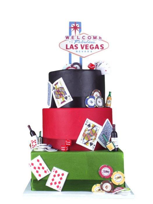 Vegas Casino Cake